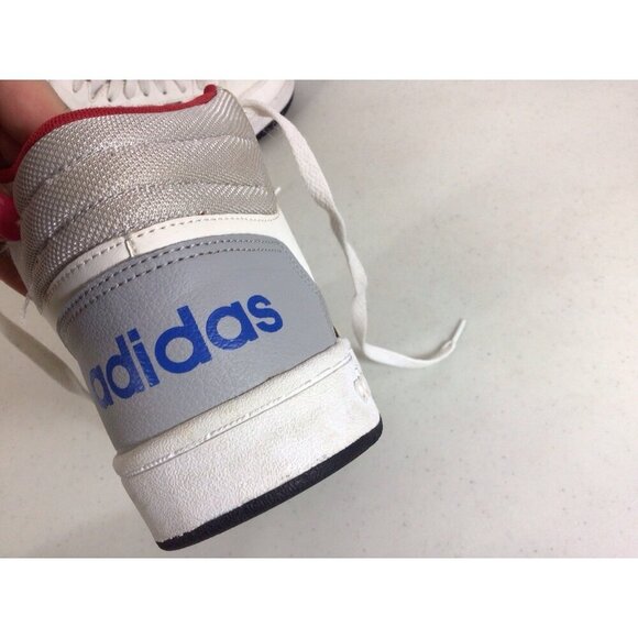 Adidas Hoops High Top White Sneakers Mens 6 main image 5